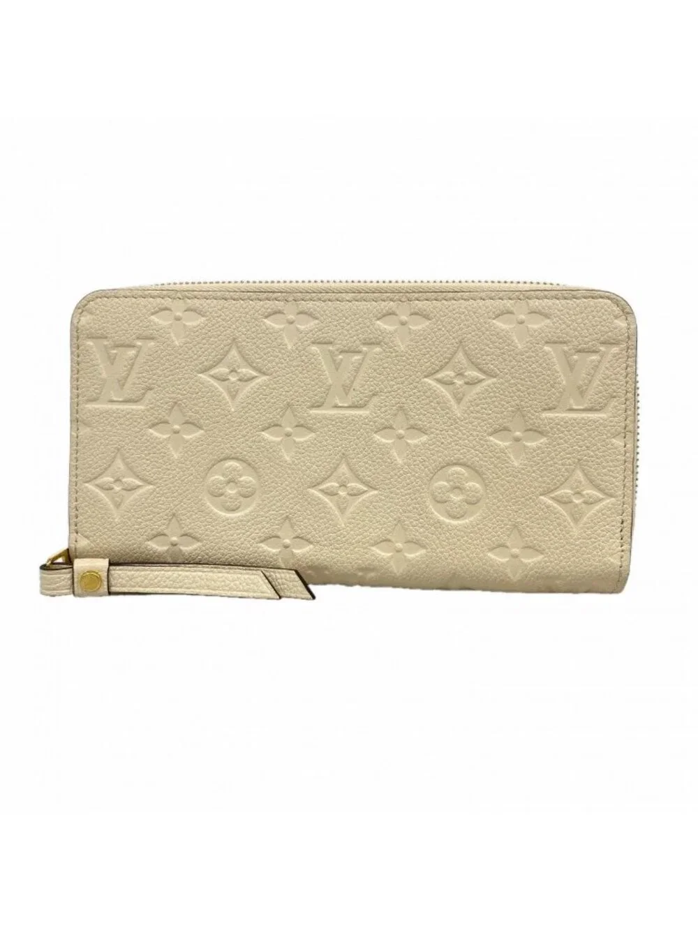 Louis Vuitton Wallet Monogram Empreinte Zippy Cream